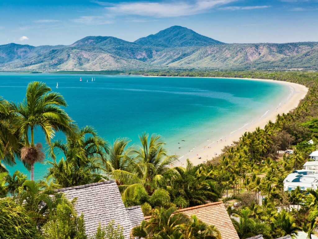 view of the beach at Cairns
