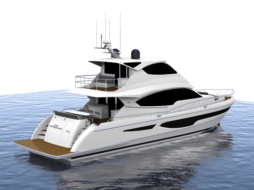 render of Whitehaven 7000 from rear