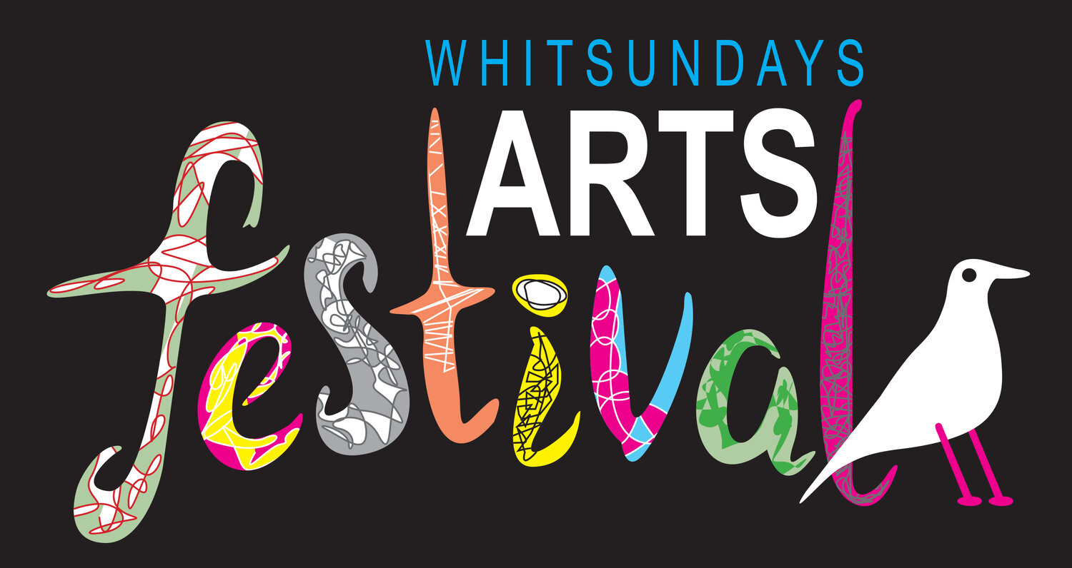 promotional logo for the Whitsundays Arts Festival