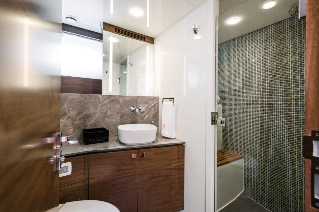 CLB72 bathroom onboard