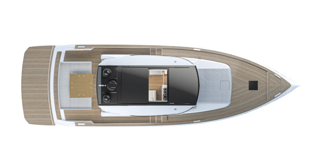 Main deck plan view
