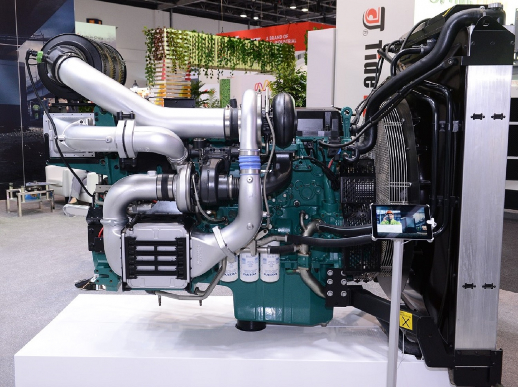Shot of the new sustainable engines from Al Masood Power