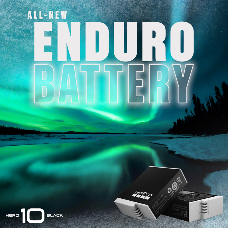 GoPro Hero10 Enduro Battery promo