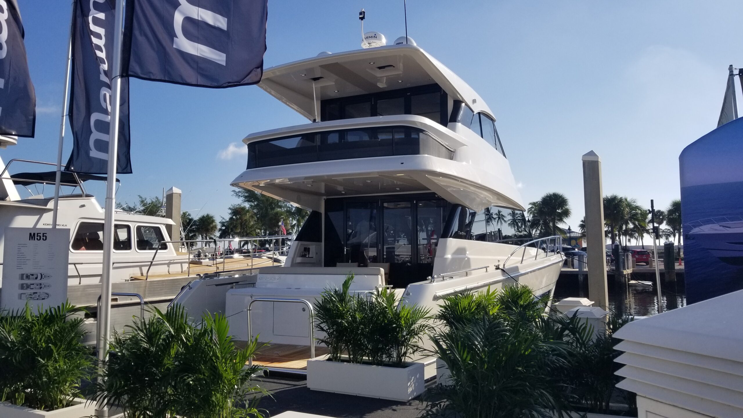 Maritimo boat at Fort Lauderdale International Boat Show 2021