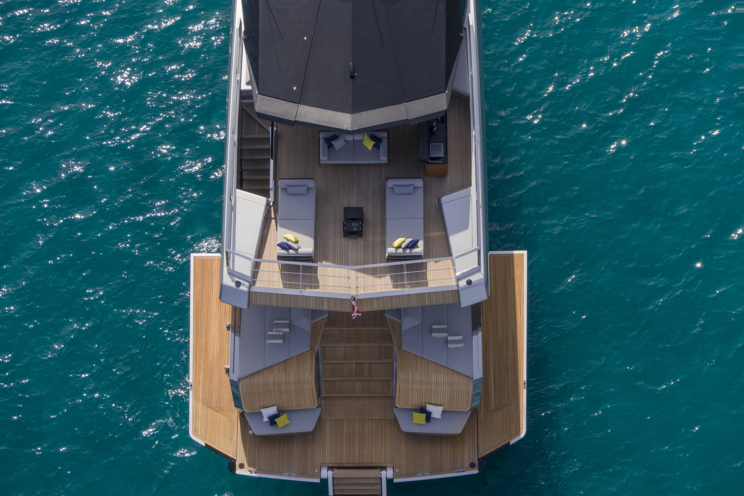 Wally Yachts WHY200 aerial of sundeck