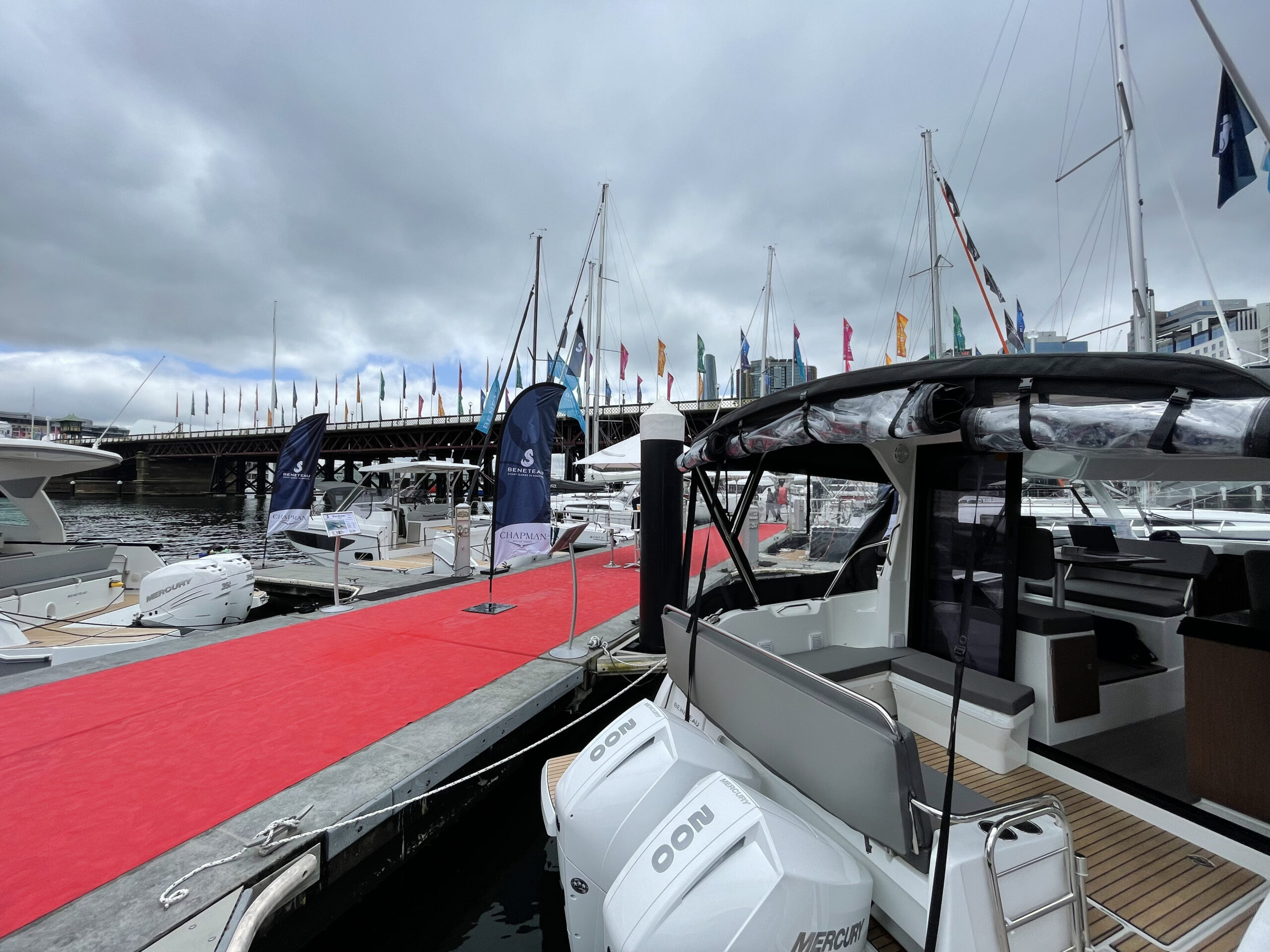 Wide angle of Boating Rendezvous Sydney 2021 from entrance