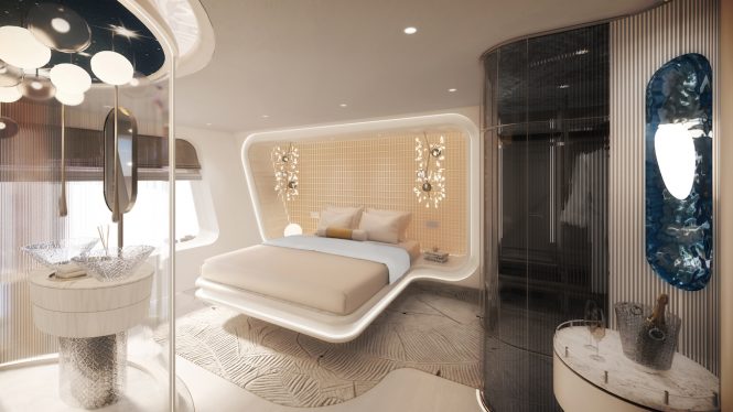 Lurssen superyacht concept ALICE guest suite