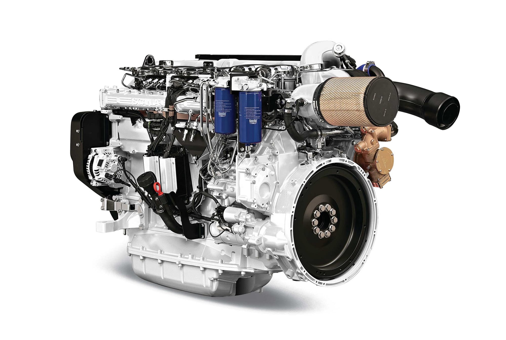 Product shot for Scania DI13 engine
