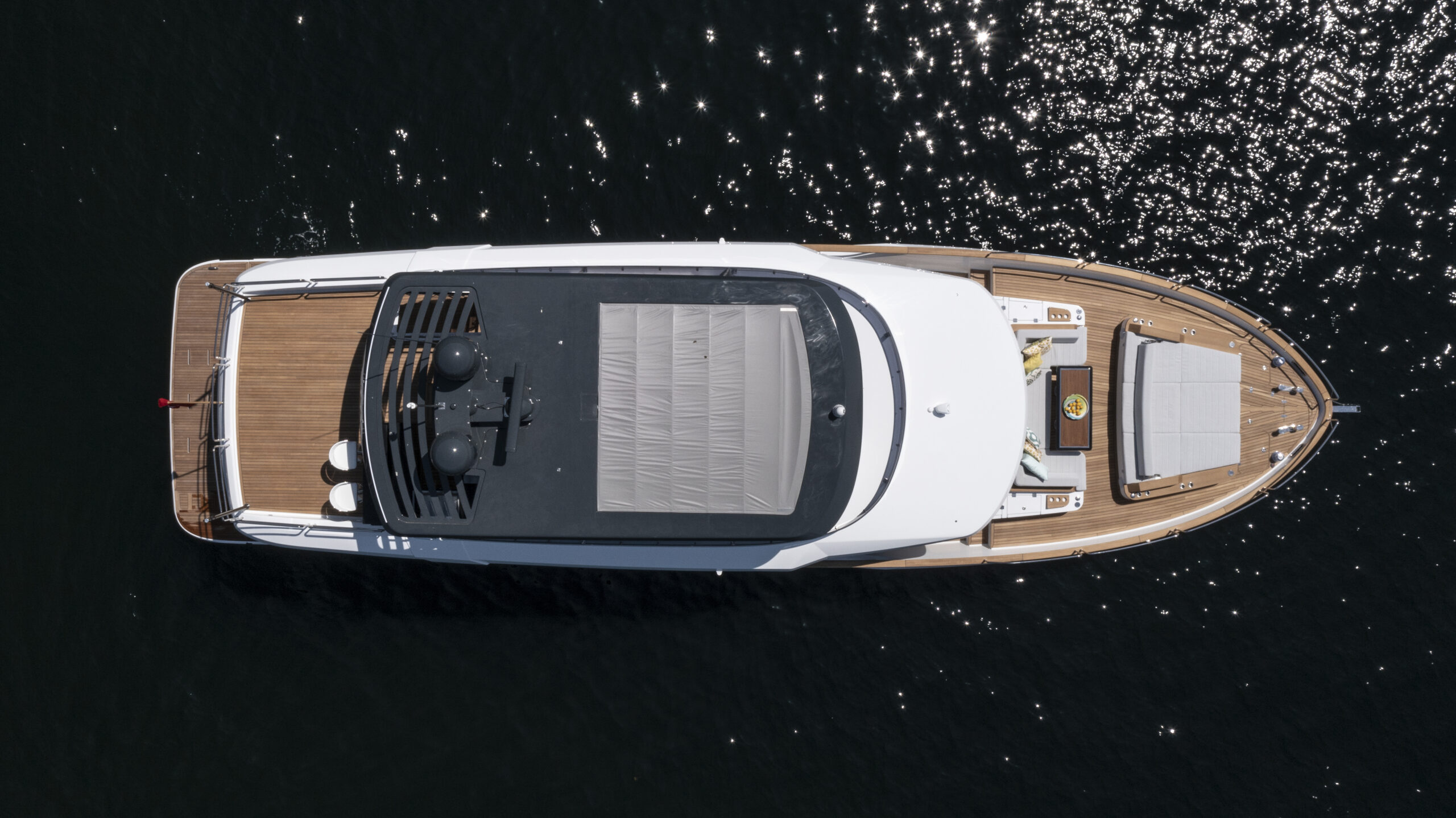 Aerial shot of the Sirena 68