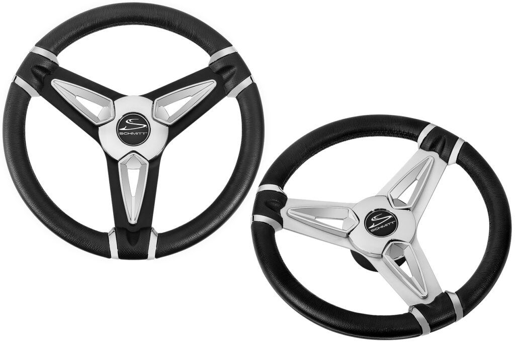 Product shot for Schmitt and Ongaro PU50 steering wheel