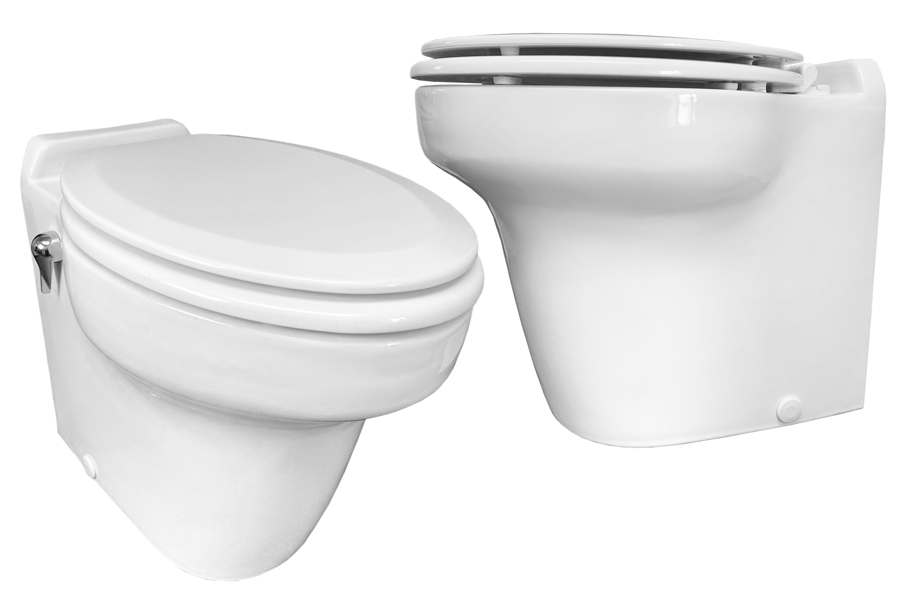 Product shot for the Marine Elegance electric toilet