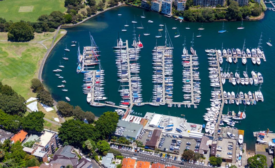 aerial shot of the CYCA in Sydney