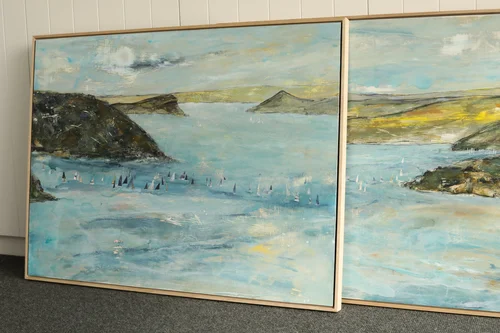 Ally Bryan - Racing on the breeze - Diptych