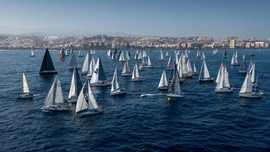 ARC 2025 fleet sets sail from Las Palmas de Gran Canaria