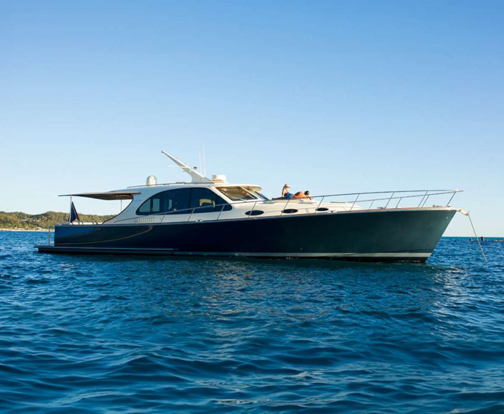 The Palm Beach 55 will be on display at the 25th Auckland Boat Show
