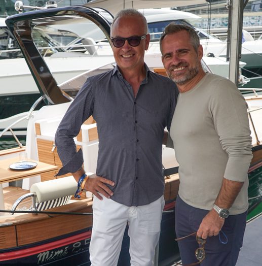 Cantiere Mimì director Domenico Senese and acclaimed Italian designer Valerio Rivellini